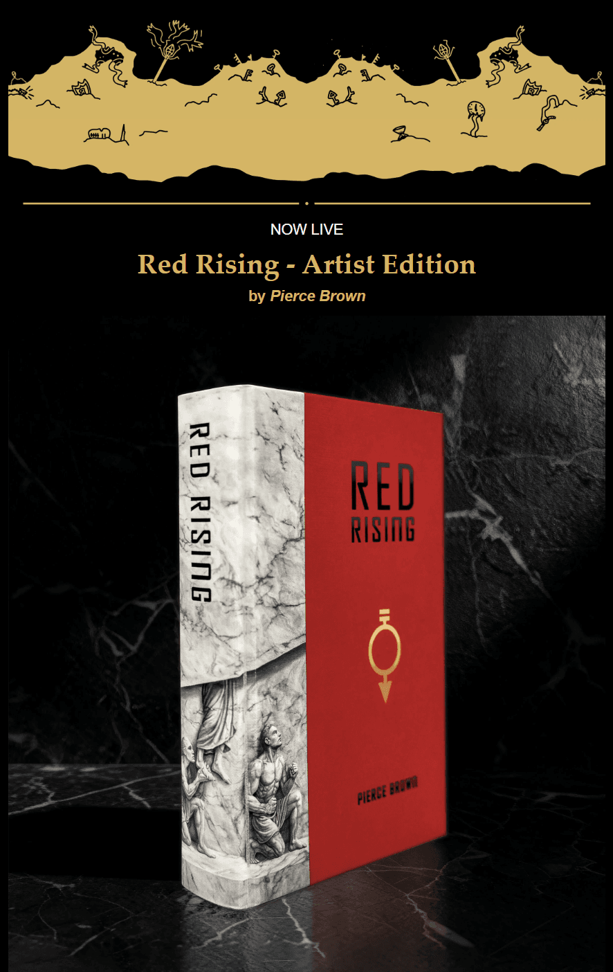 Image of Red Rising Artist Edition from Curious King and Lit Escaltes