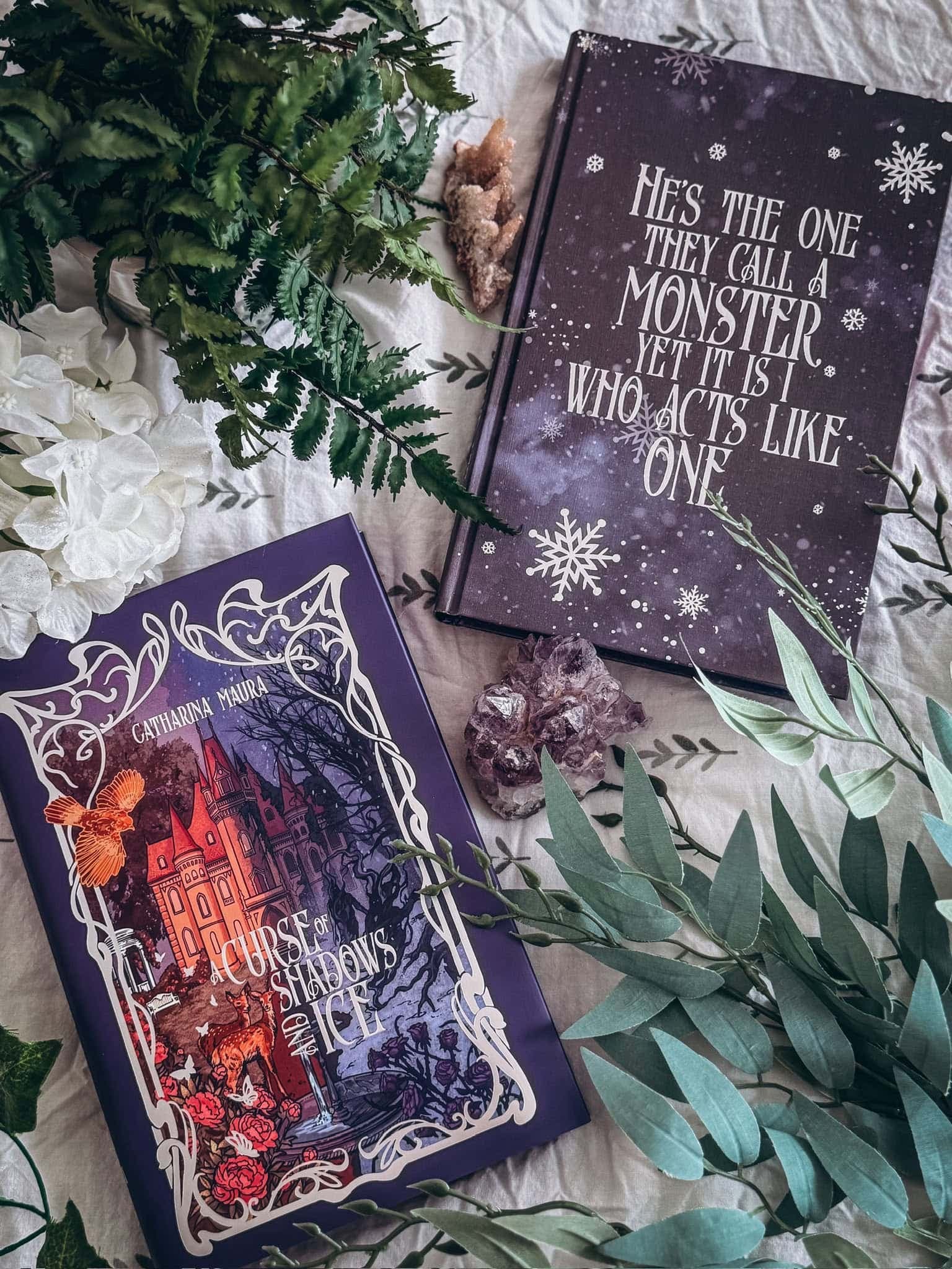 Cover of A Curse of Shadows and Ice by Catharina Maura