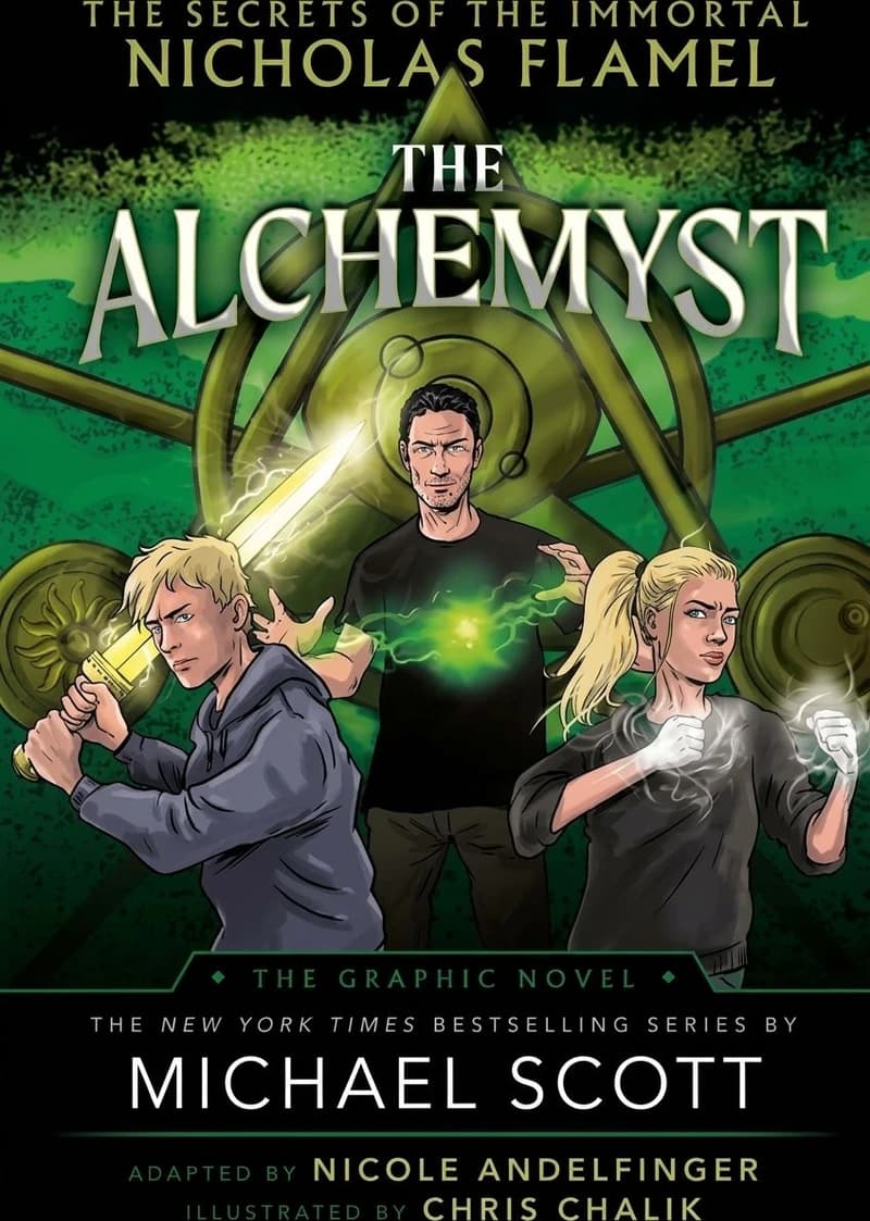 Cover of The Alchemyst: The Secrets of the Immortal Nicholas Flamel (Graphic Novel) by Michael Scott