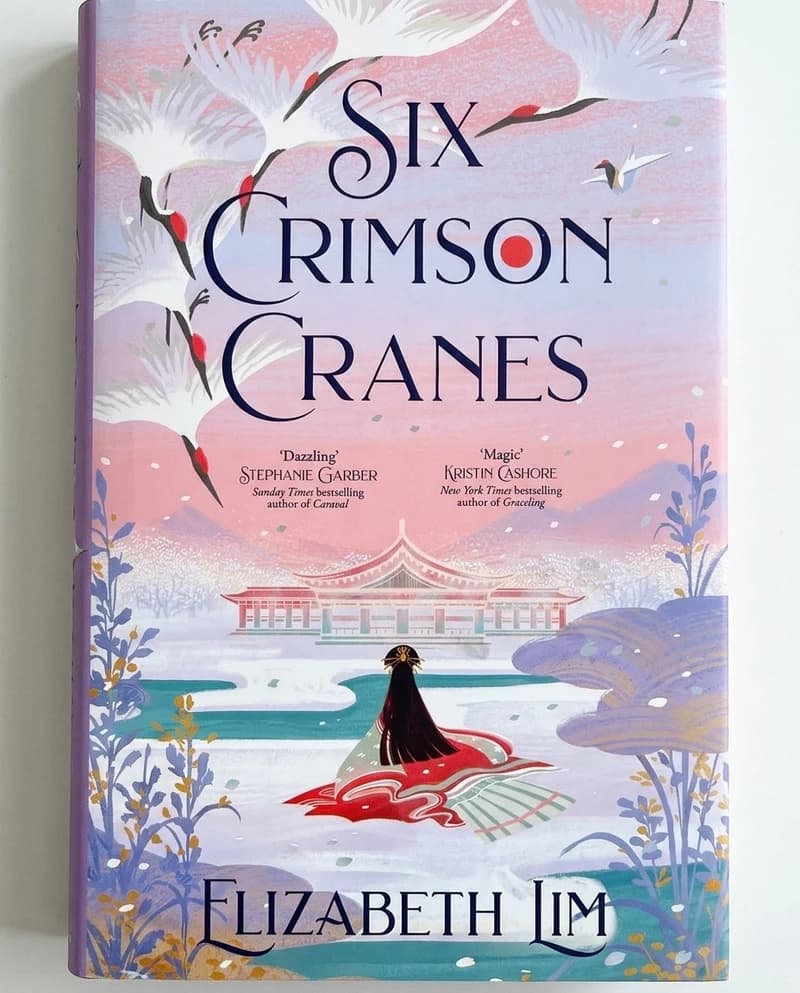 Six Crimson Cranes