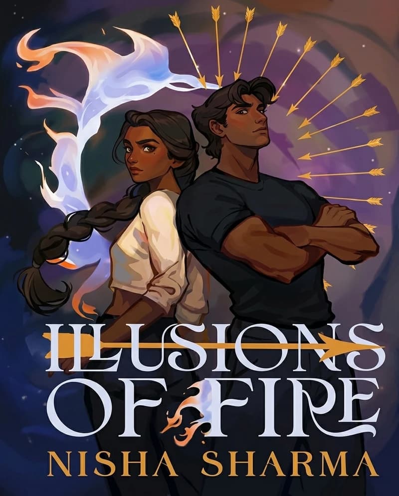 Cover of Illusions of Fire by Nisha Sharma