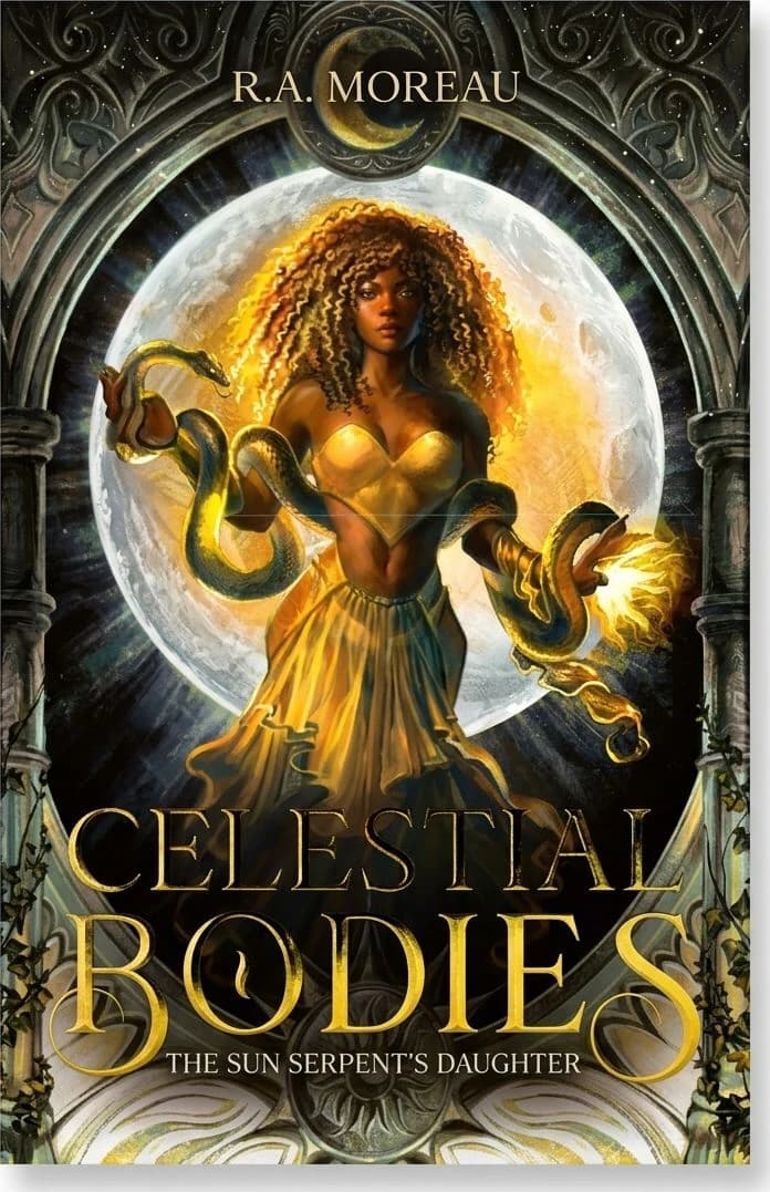 Cover of Celestial Bodies: The Sun Serpent's Daughter by R.A. Moreau
