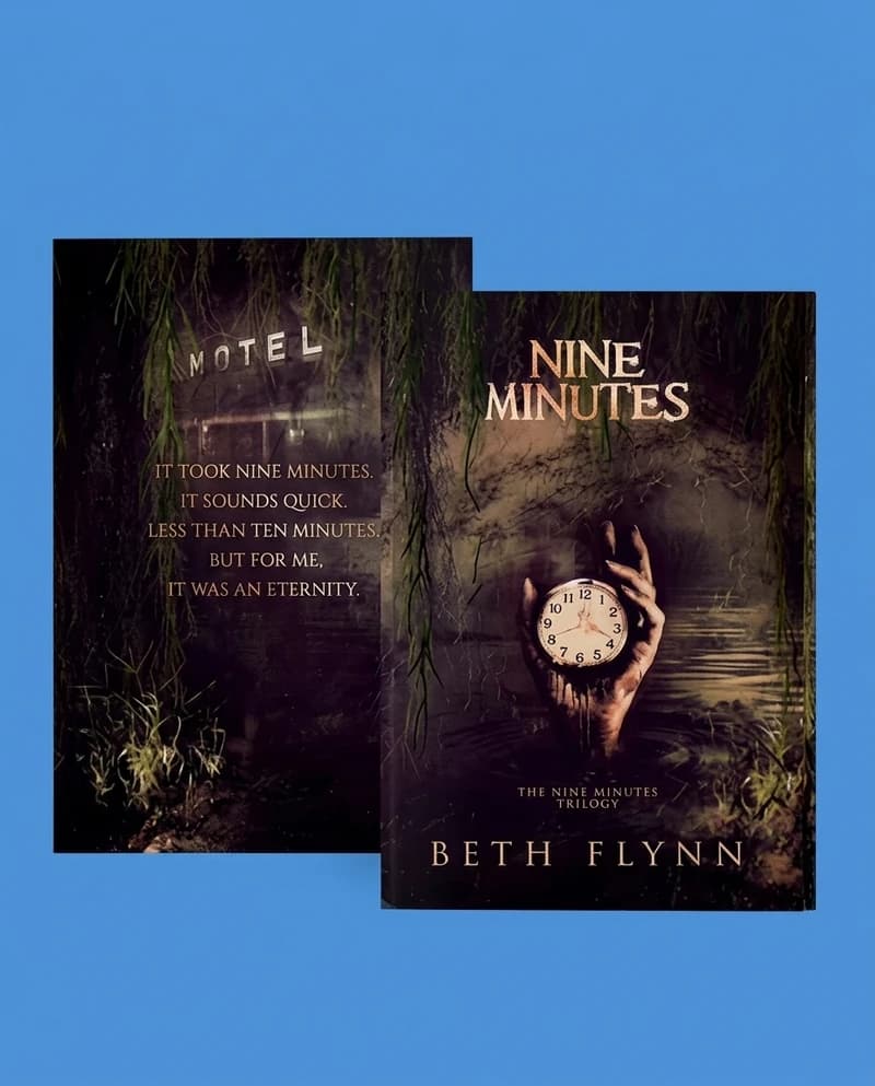 Cover of Nine Minutes and Out of Time set by Beth Flynn