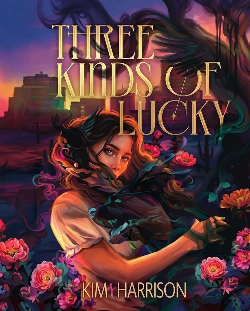 Cover of Three Kinds of Lucky by Kim Harrison