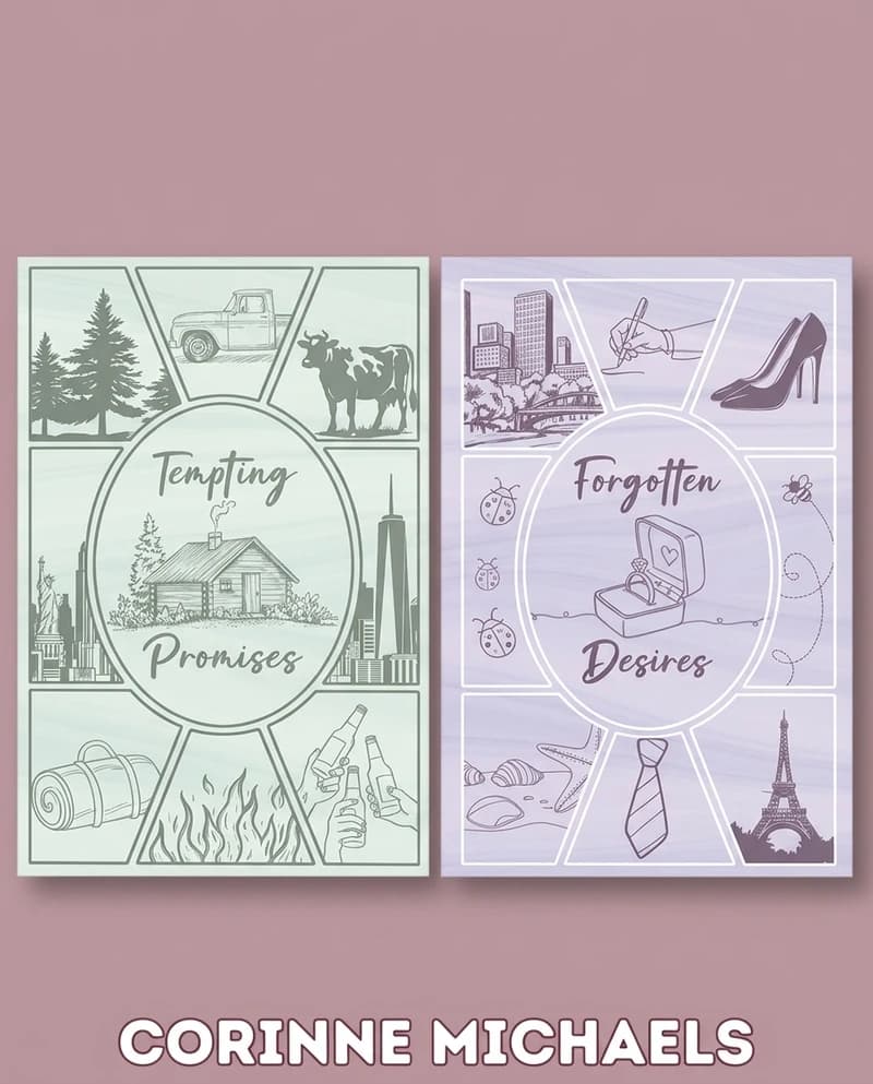 Cover of Tempting Promises & Forgotten Desires set by Corinne Michaels