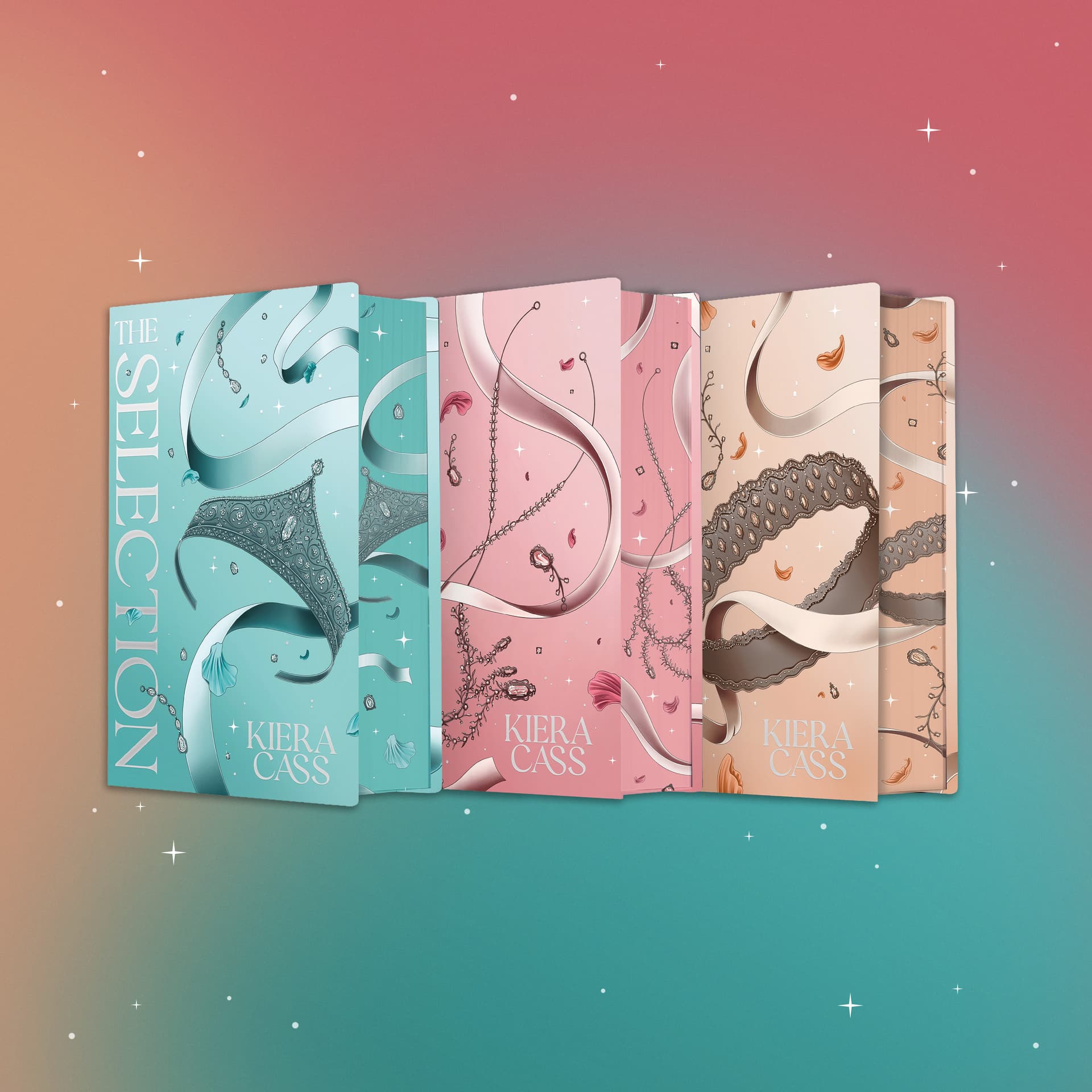 Cover of The Selection, The Elite and The One