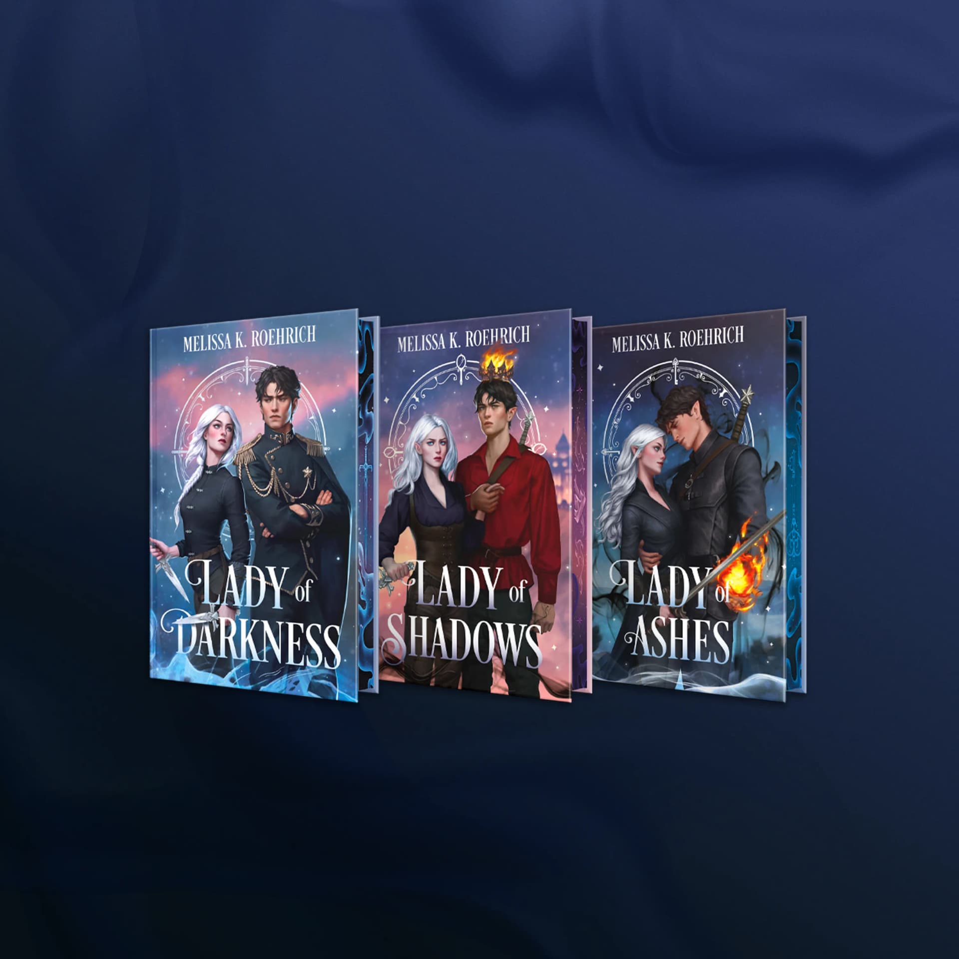 Cover of Lady of Darkness, Lady of Shadows and Lady of Ashes