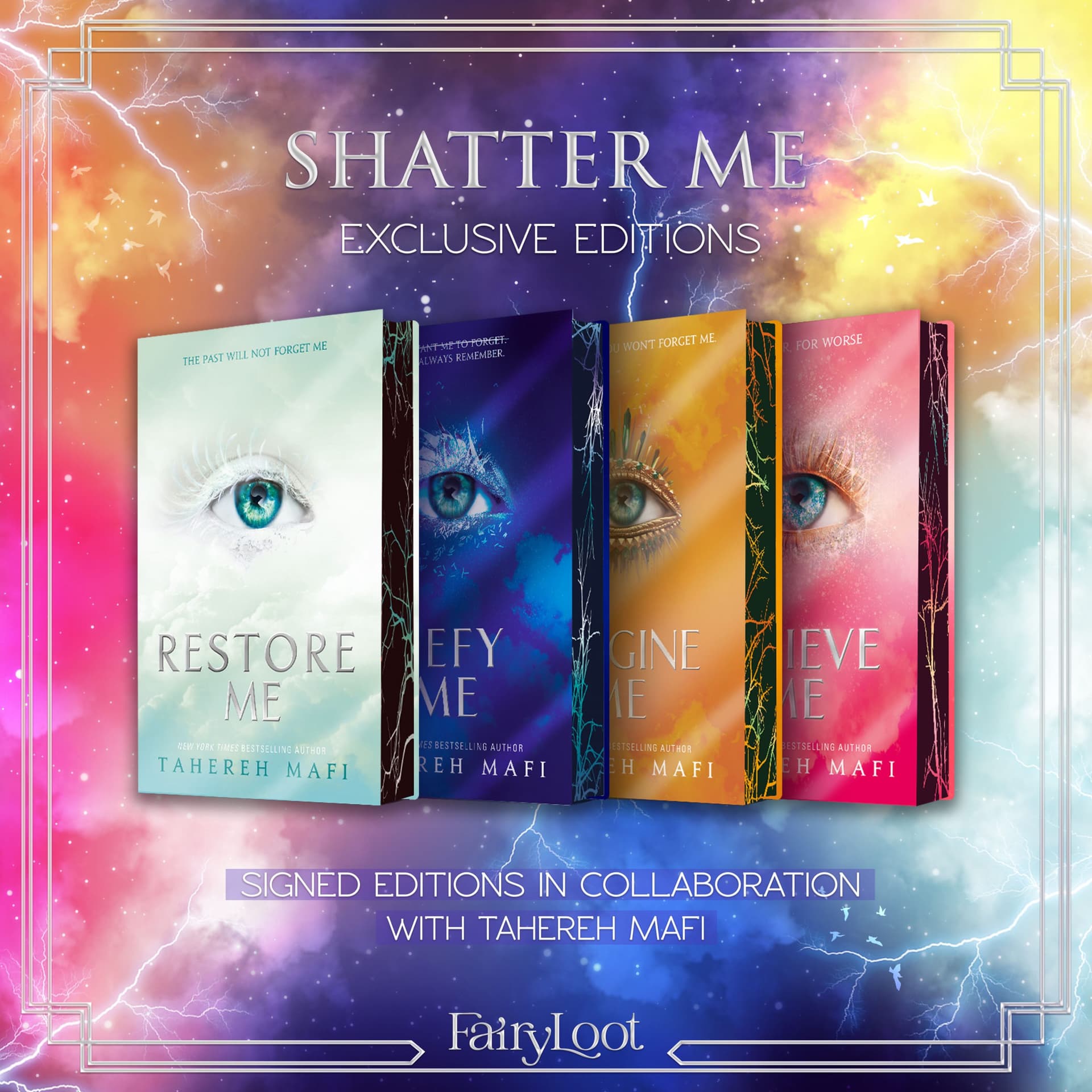 Cover of Shatter Me; Books 4-7 set by Tahereh Mafi