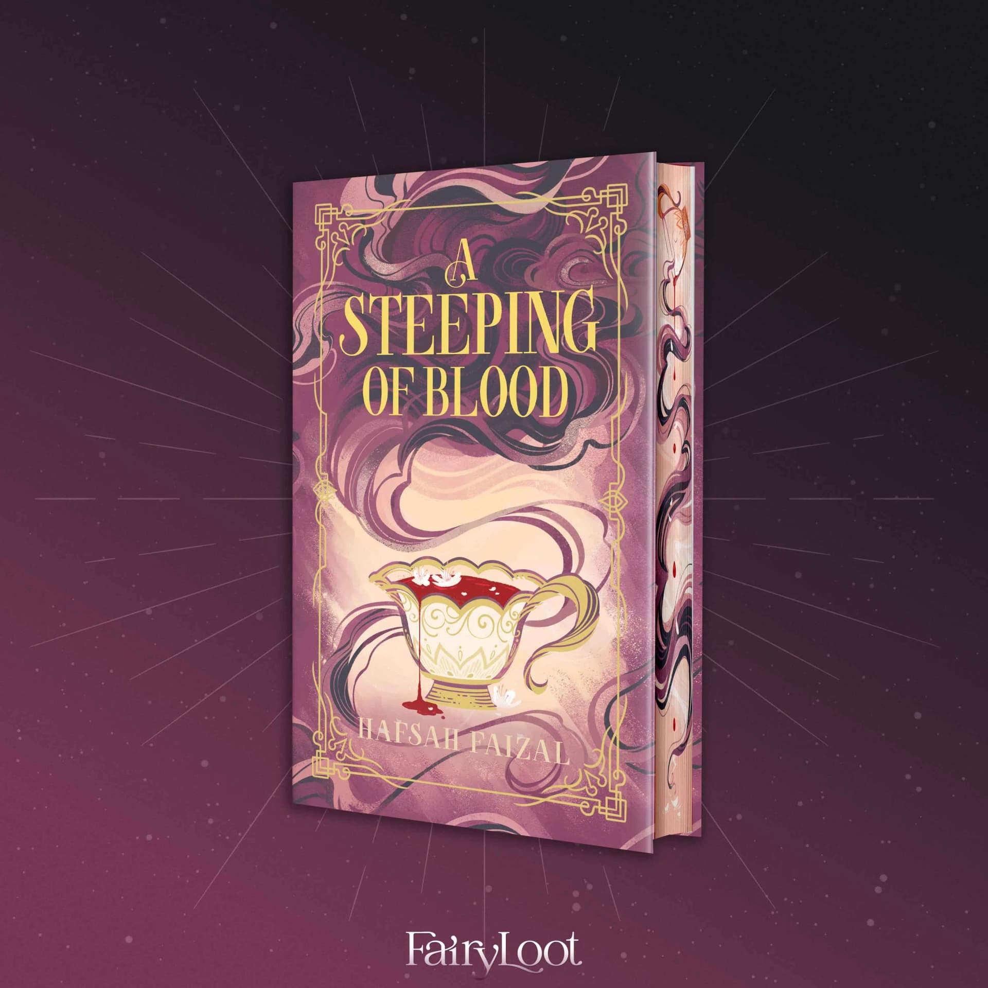 Cover of A Steeping of Blood by Hafsah Faizal