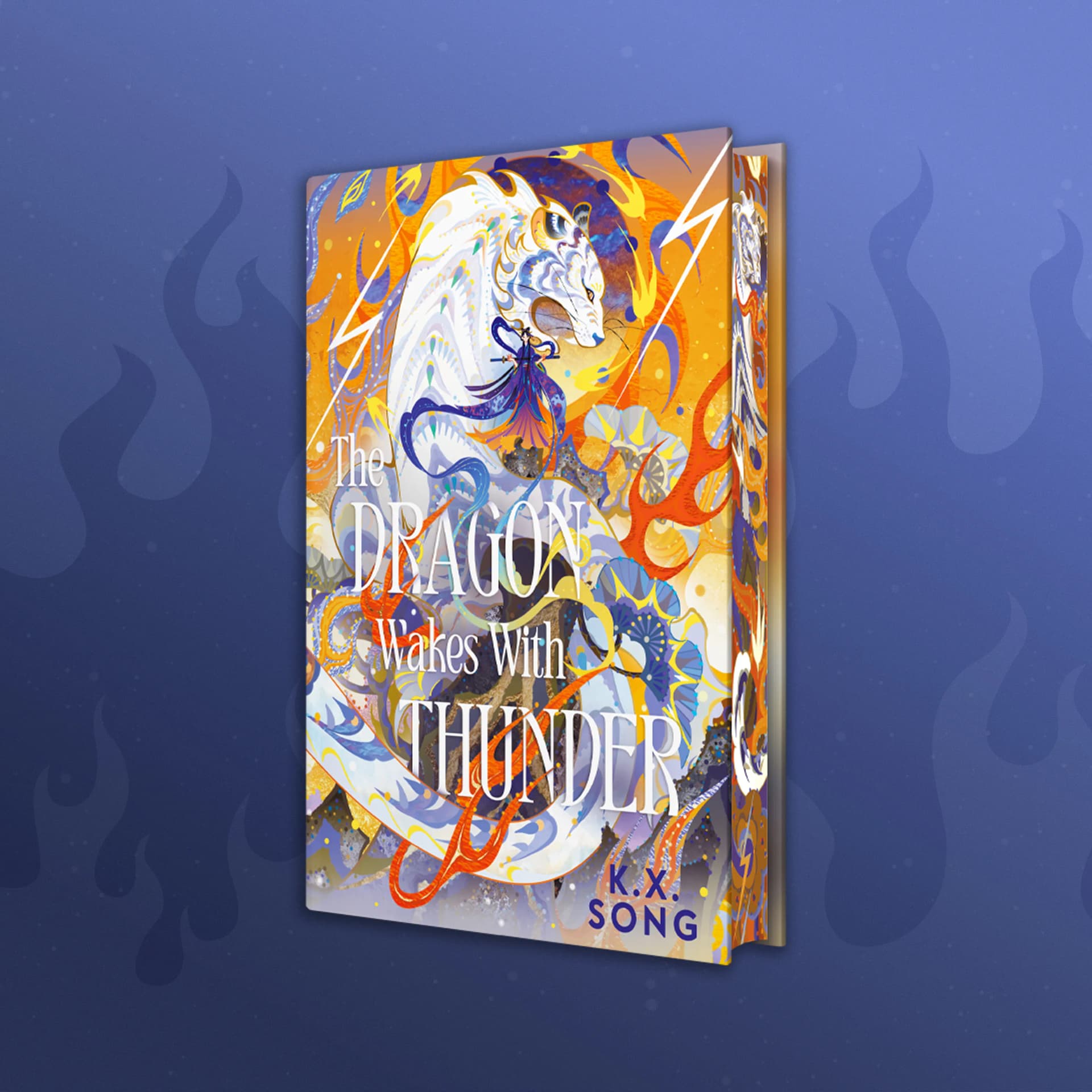 Cover of The Dragon Wakes with Thunder
