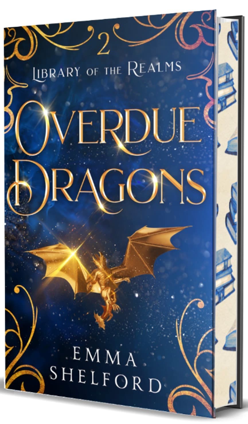 Cover of Overdue Dragons by Emma Shelford