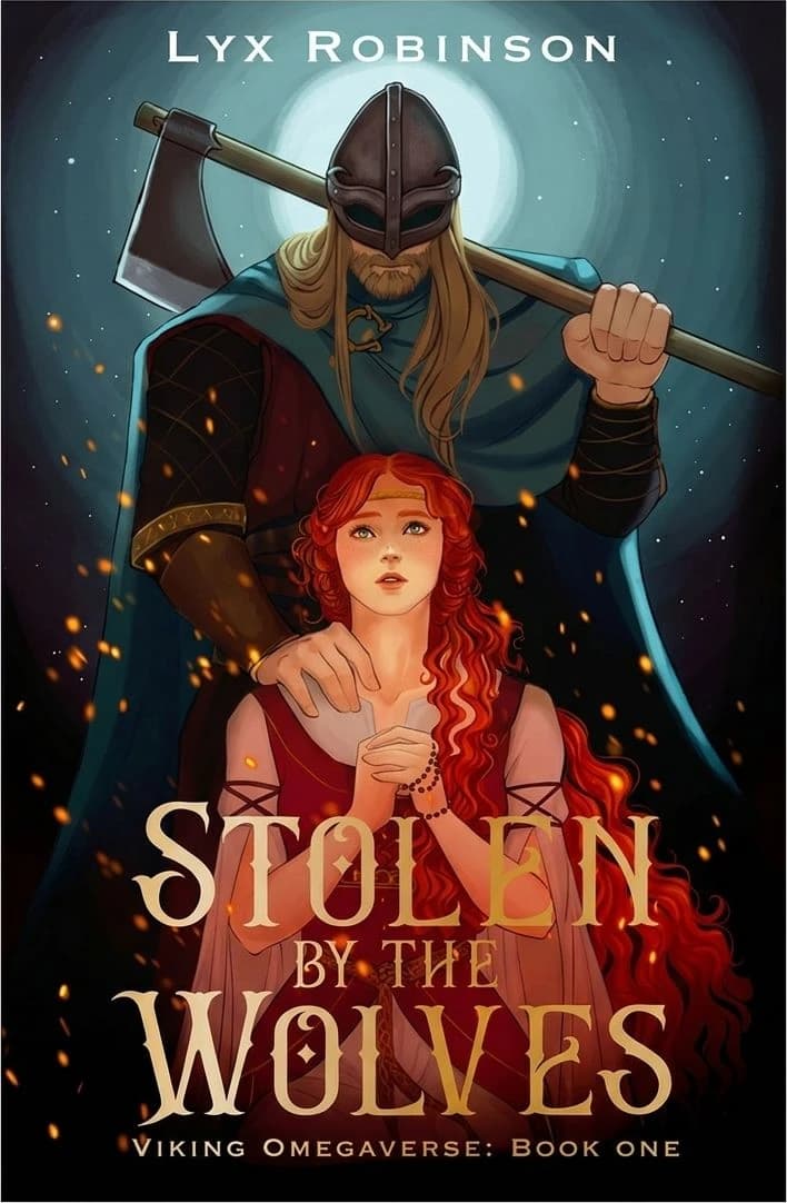 Cover of Stolen by the Wolves by Lyx Robinson (The Darkly Box February 2023 Exclusive)
