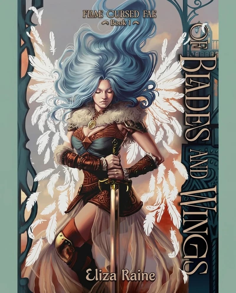 Cover of Of Blades and Wings by Eliza Raine