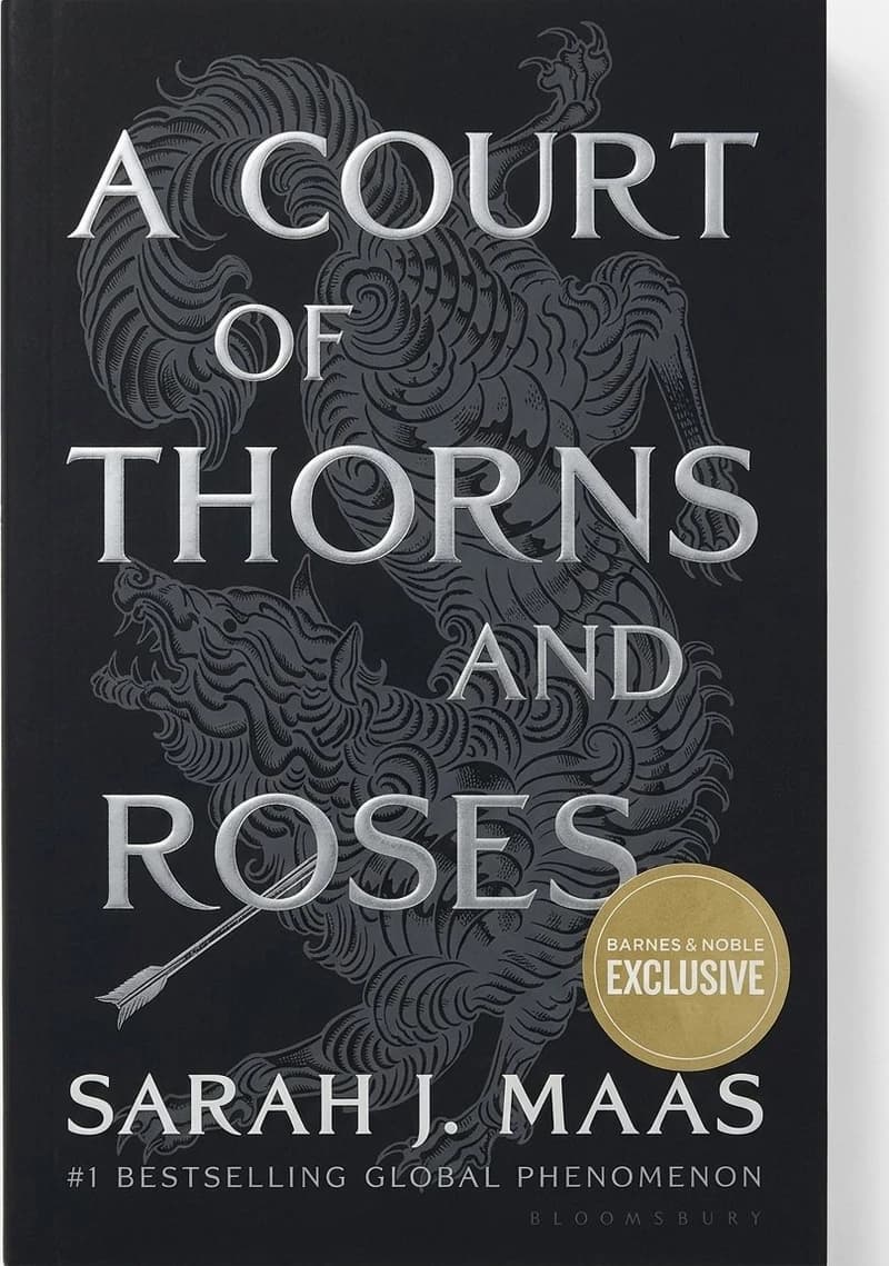 Cover of A Court of Thorns and Roses by Sarah J. Maas