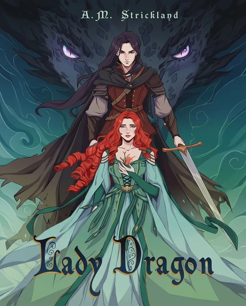 Cover of Lady Dragon by A.M. Strickland
