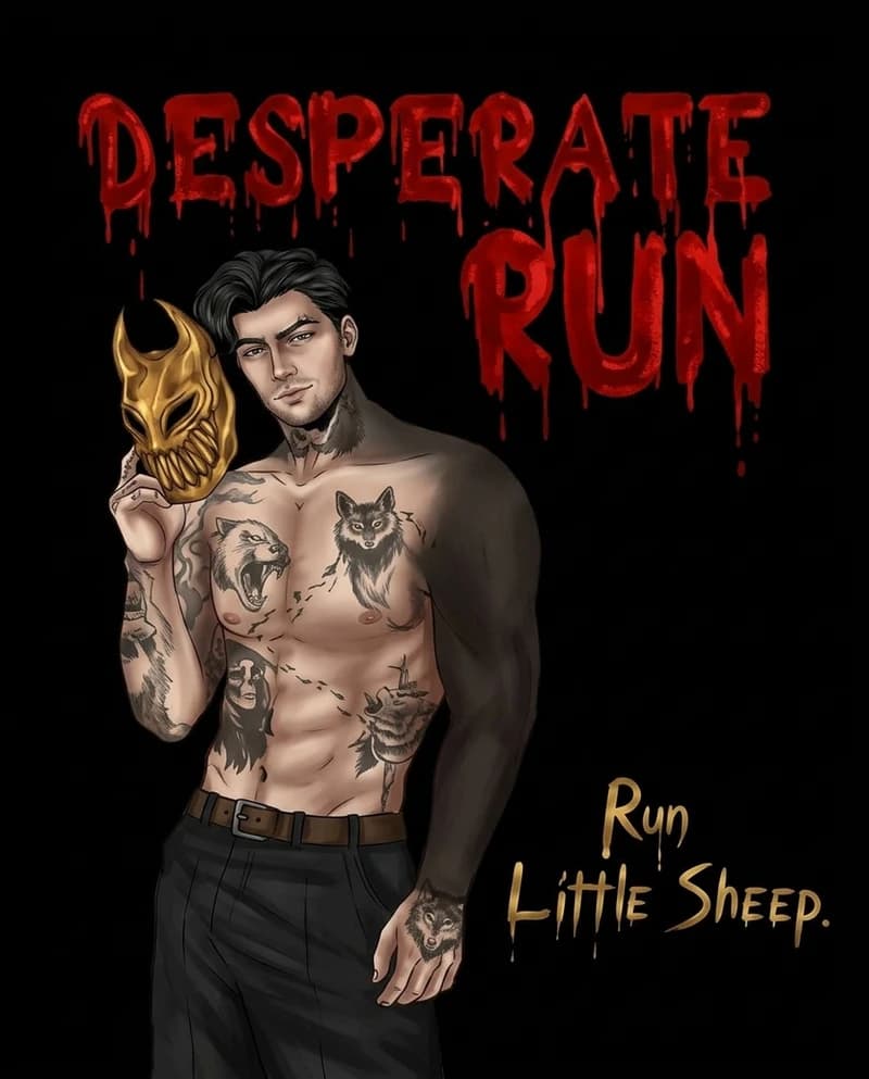 Cover of Desperate Run by C.J. Riggs, M.L. Burns