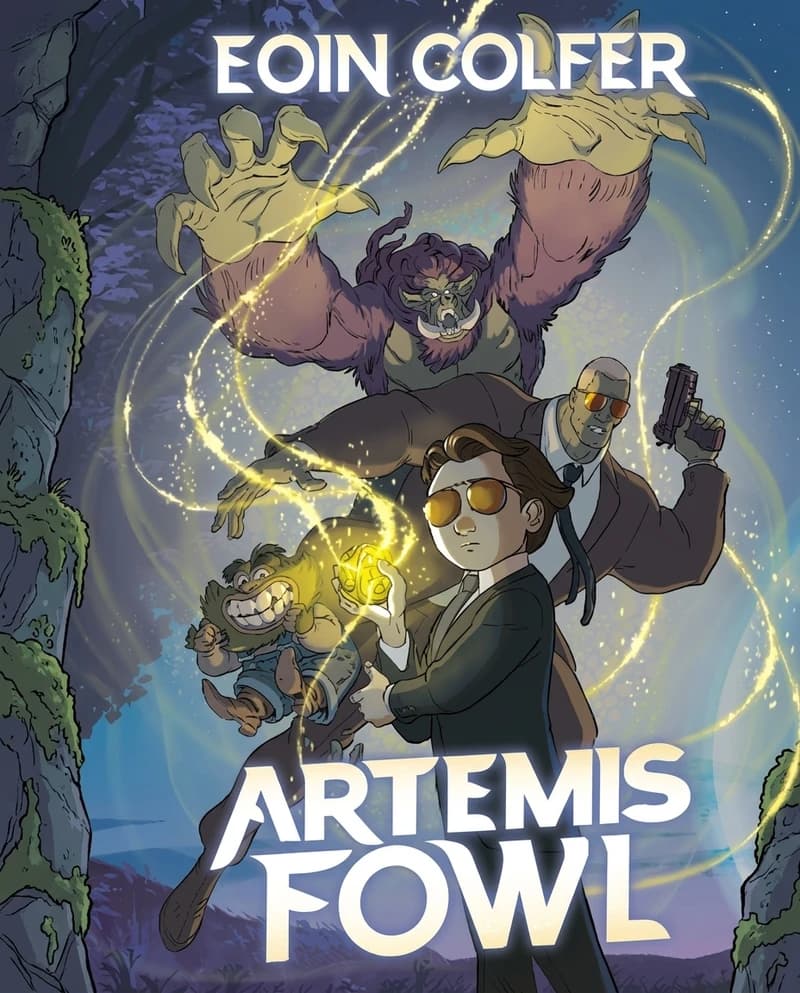 Cover of Artemis Fowl set by Eoin Colfer
