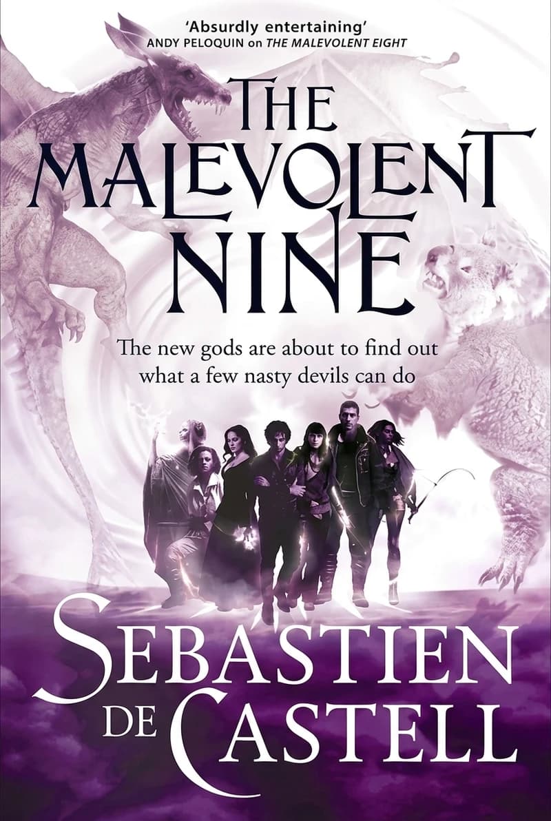 Cover of Malevolent Nine: A Fistful of Hexes by Sebastien de Castell