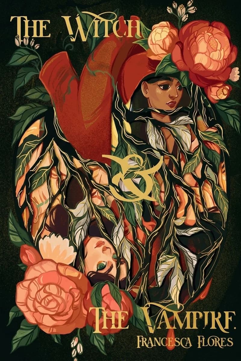 Cover of The Witch and the Vampire by Francesca Flores