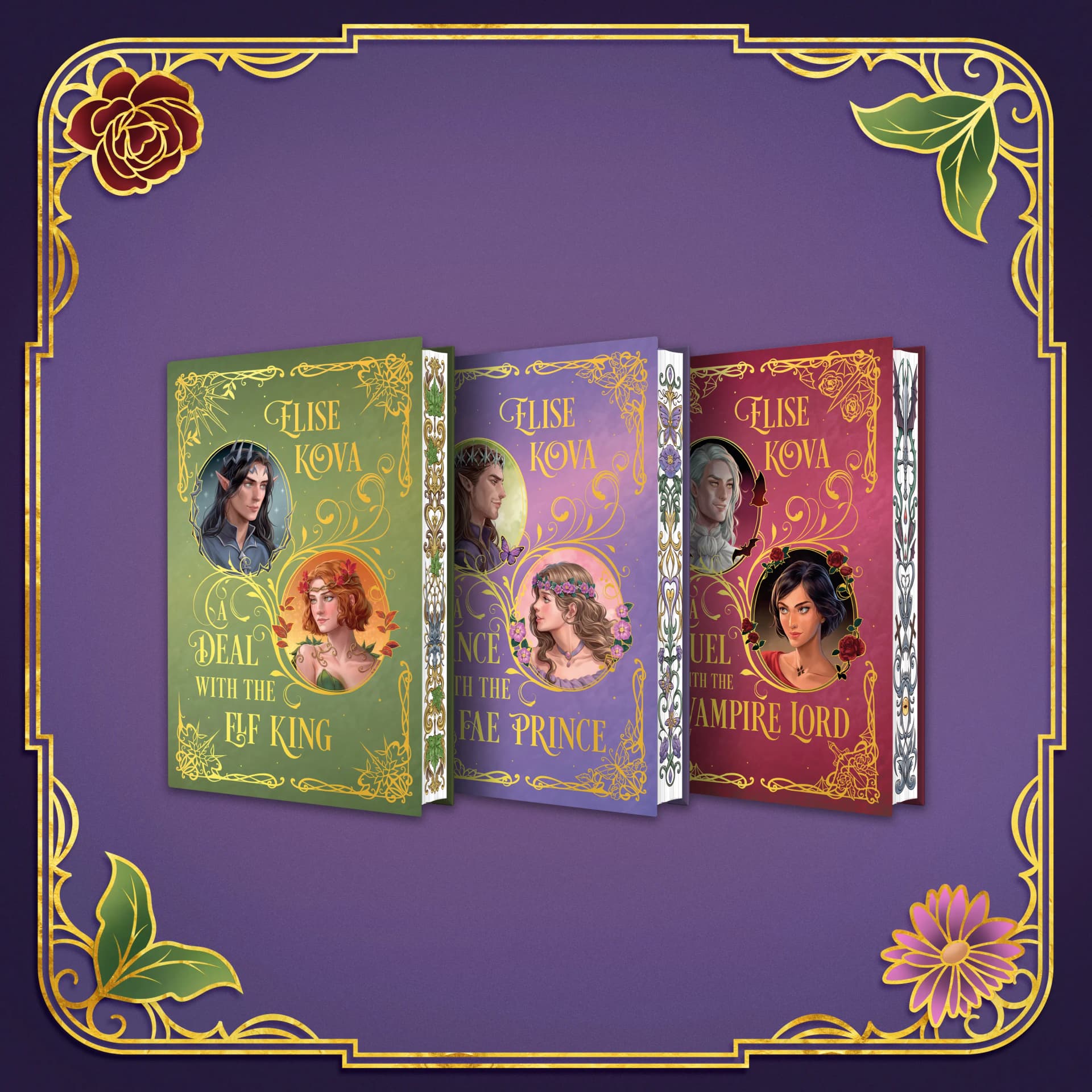 Cover of A Deal with the Elf King, A Dance with the Fae Prince and A Duel with the Vampire Lord