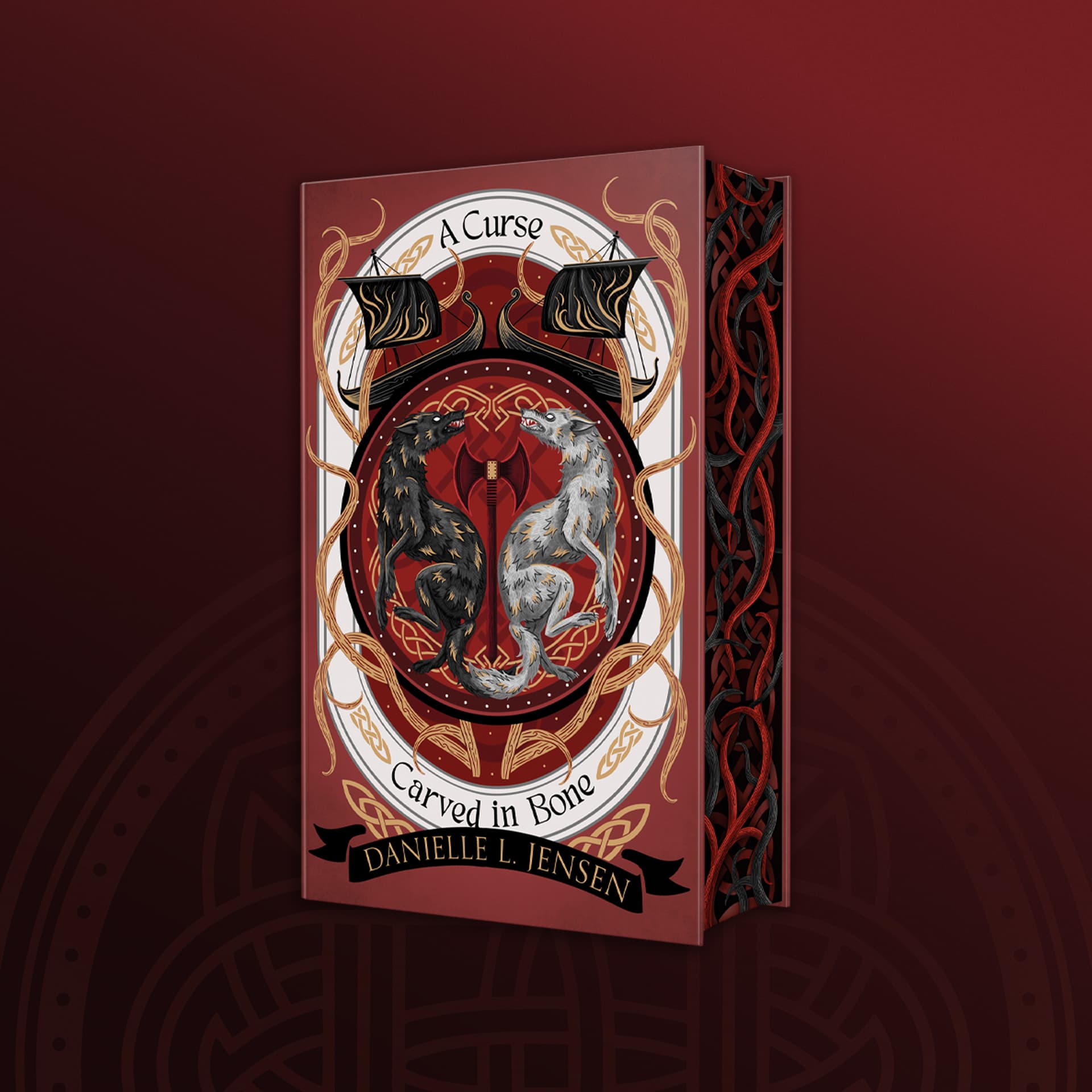 Cover of A Curse Carved in Bone