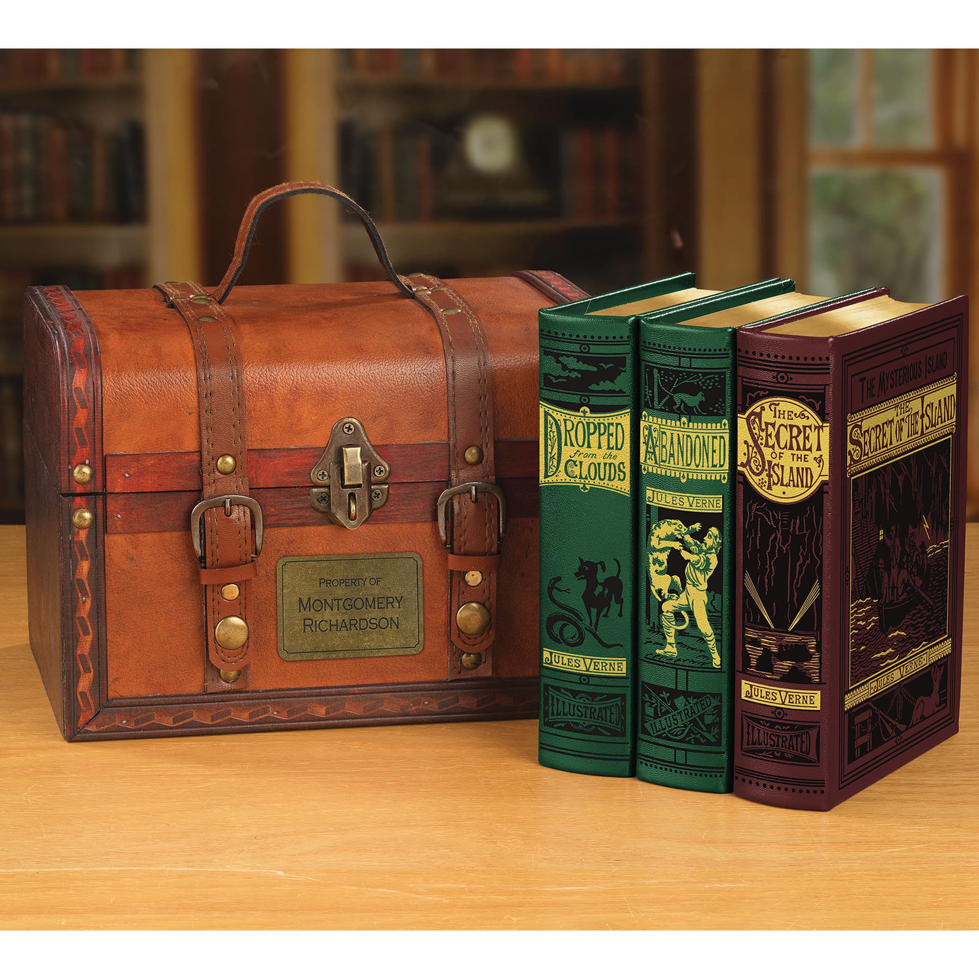Cover of The Mysterious Island Trilogy by Jules Verne