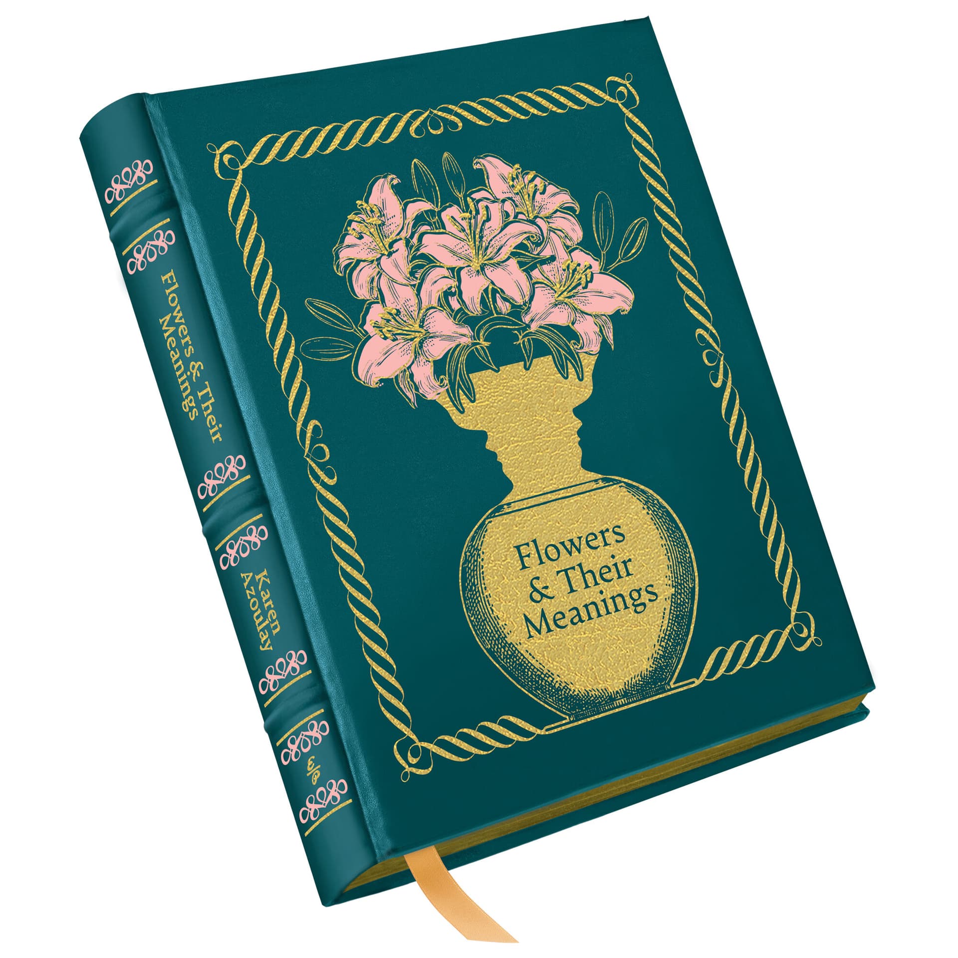 Cover of Flowers & Their Meanings by Karen Azoulay