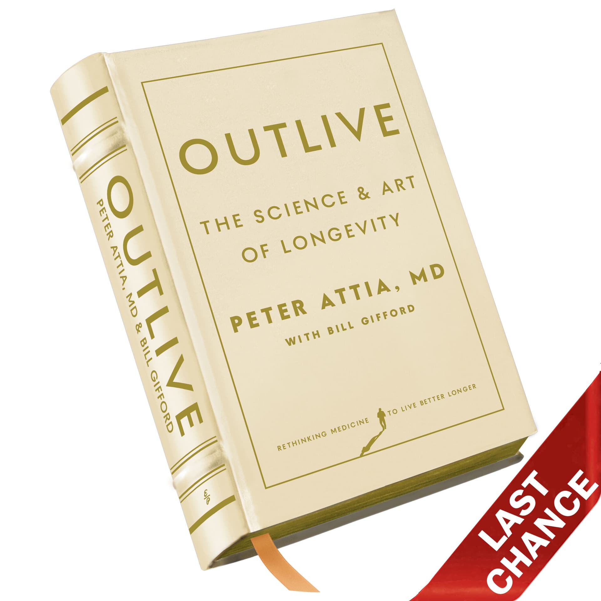 Cover of Outlive: The Science and Art of Longevity