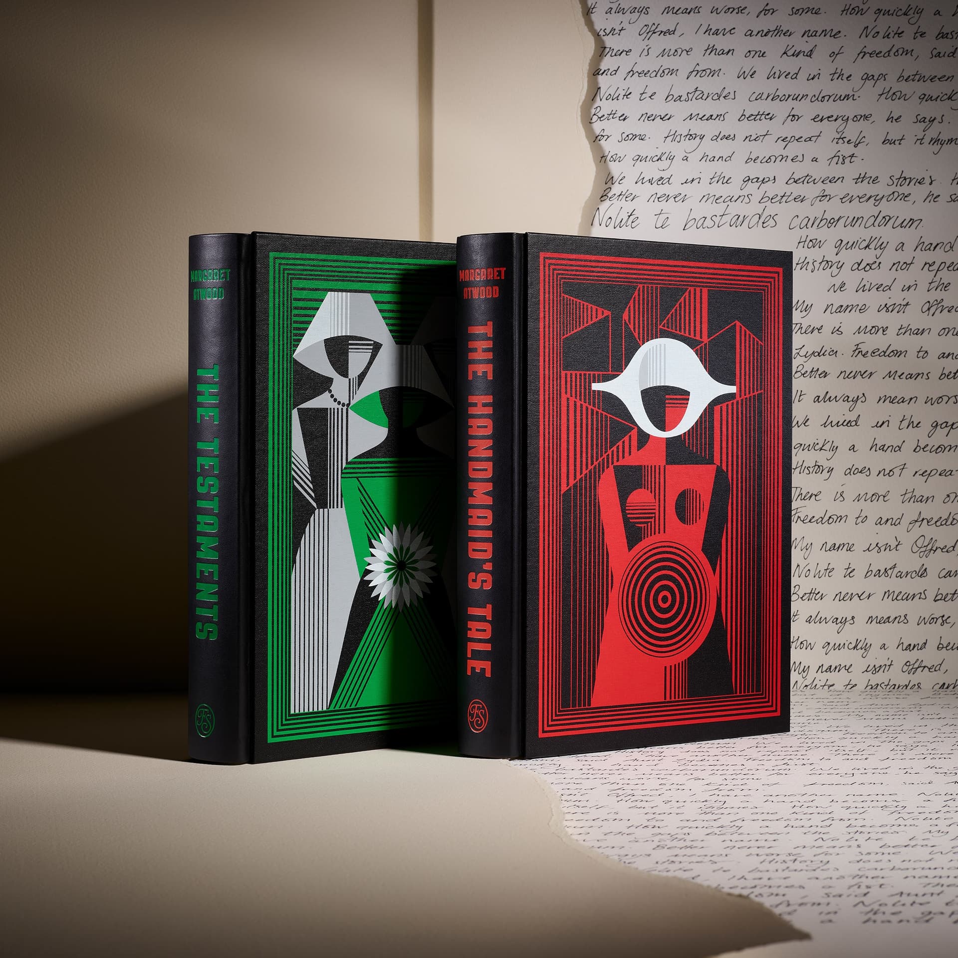 Cover of The Handmaid's Tale and The Testaments by Margaret Atwood